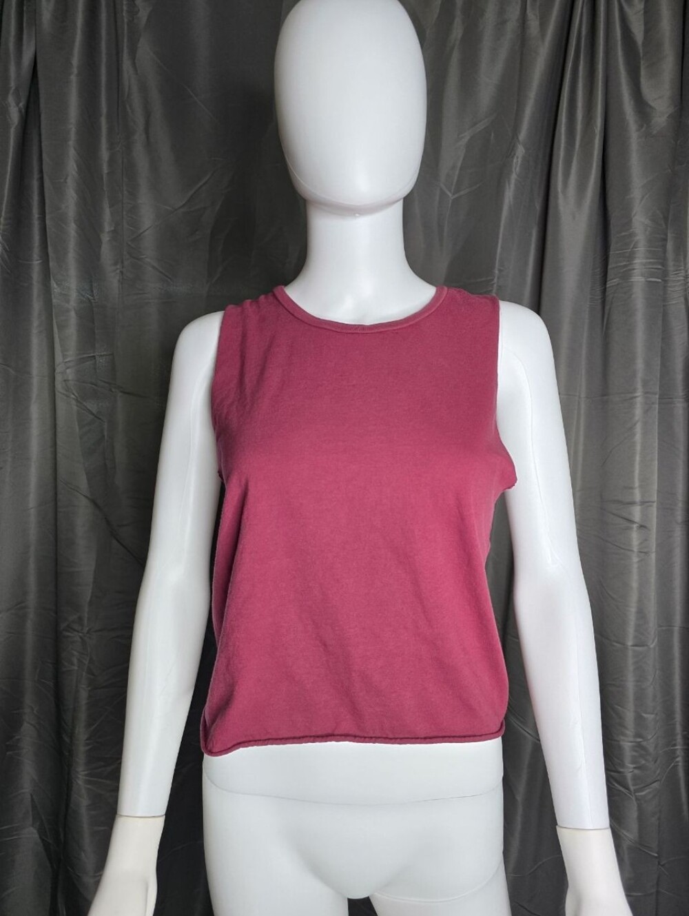 Sleeveless Pink/Red Tank Top